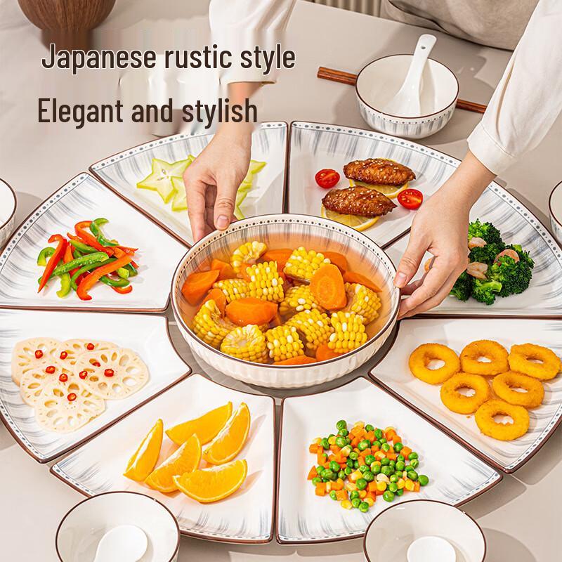 Керамический набор посуды Jingmingli 9-piece set
