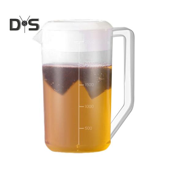 

Небьющийся пластиковый кувшин для воды с крышкой, чайник для холодного чая без содержания бисфенола А, кувшин для холодного чая, банка для лимонада, сока, напитков для горячих и холодных напитков M