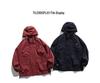 Unisex Japanese Workwear Windbreaker: Spring/Autumn Multi-Pocket Casual Hooded Jacket