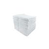 Senshu Towel - Easy-to-use plain white towels, 12-pack, standard size, made in Japan, face towel,