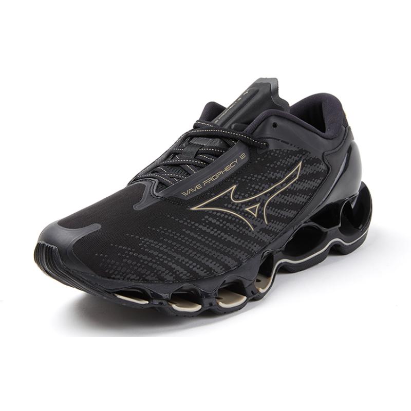 Mizuno Wave Prophecy 12 'Black Gold' Sneakers J1GC238333