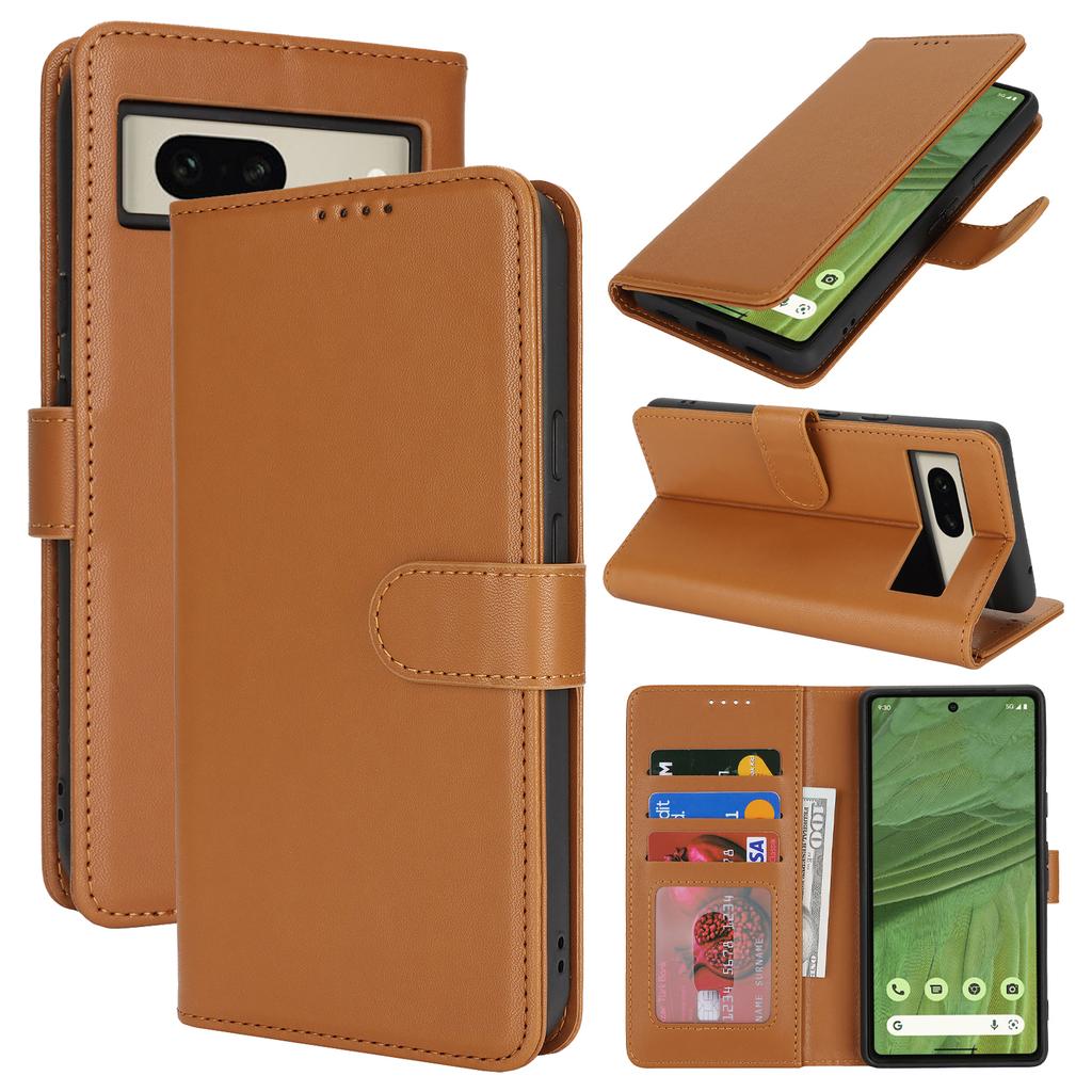 For Google Pixel 7 5G Stand Case Shockproof Leather Wallet Phone Cover
