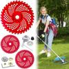 Circular Brush Cutter Blades 9" 36 Teeth Carbide Tipped Brush Cutter Trimmer Blades Lawn Mower Accessories