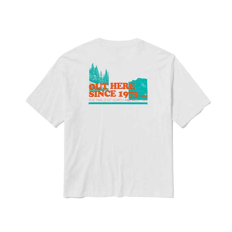 Timberland Letter Pattern Loose Fit Crew Neck T-Shirt Men Tops White A6QDN-100