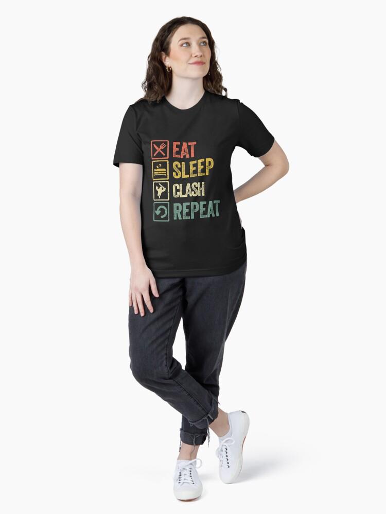 The Clash Funny eat sleep clash repeat retro vintage Essential T-Shirt