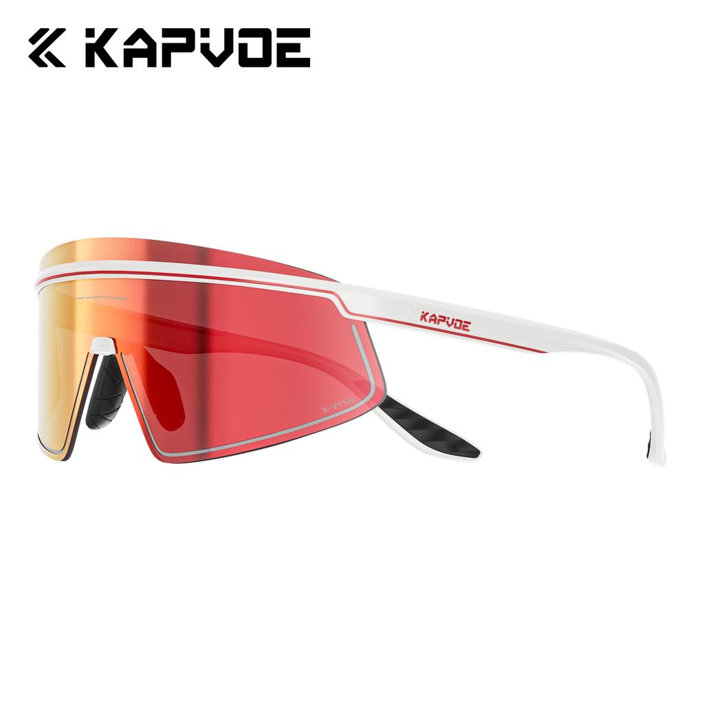 Kapvoe Sports Sunglasses Road Bike Mountain Bicycle Cycl Glasses Riding Goggle Sports Eyewear for Man Women Cycling Glasses