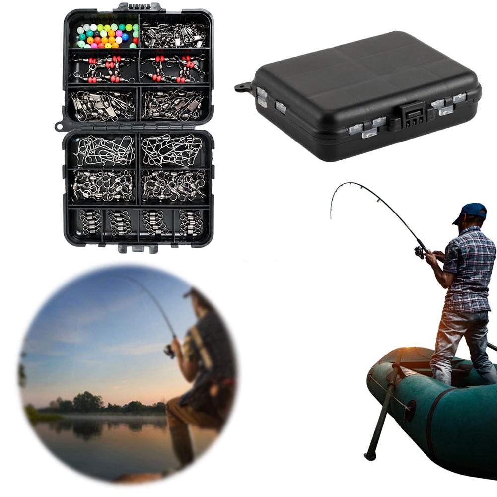 140pcs Fishing Tools Accessories Kit Set Fishing Connector Swivels Fishing Set Ball Bearing Fishing Swivels Fishing Snap Swivels Australia