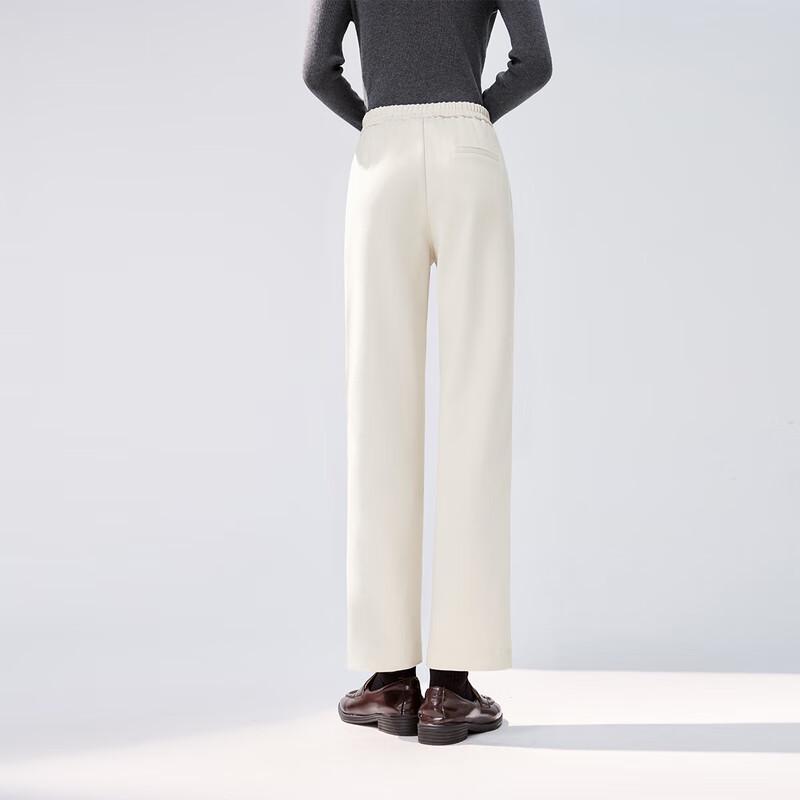 Autumn Water Yi Ren Women's Stylish Tapered Cropped Casual Pants