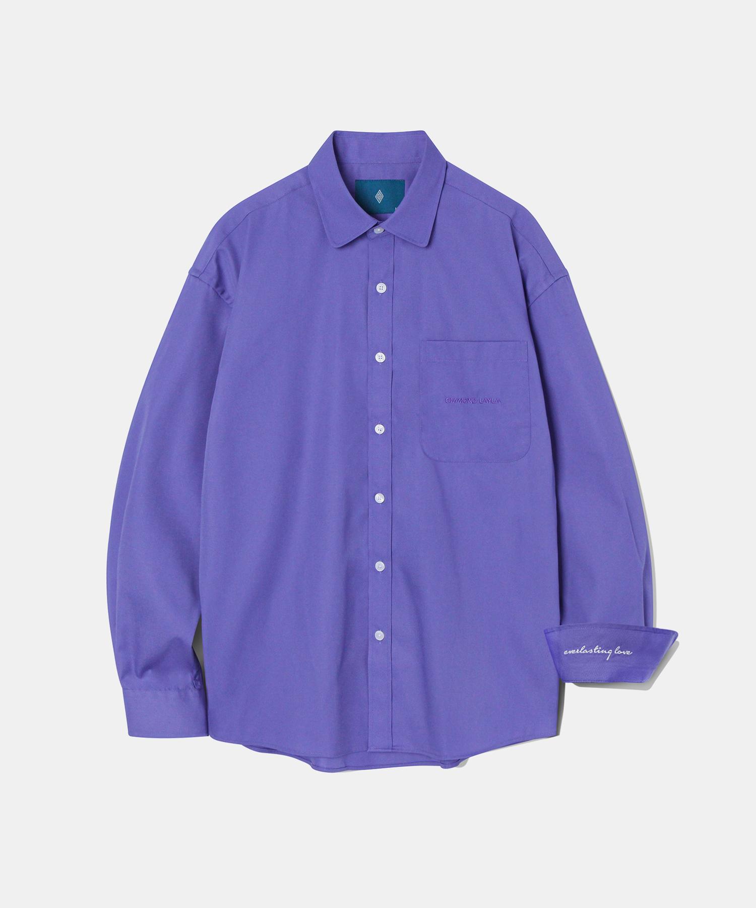 Diamond Leila The Classic Purple Shirt S40 Purple/L