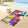 Left Dead Print Beach Towel Large Soft Quick Dry Towel For Beach Camping Swimming