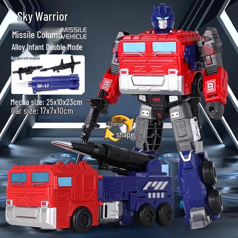 Kirin King Transforming Mecha Car: Large-Scale Educational Robot Toy for Kids