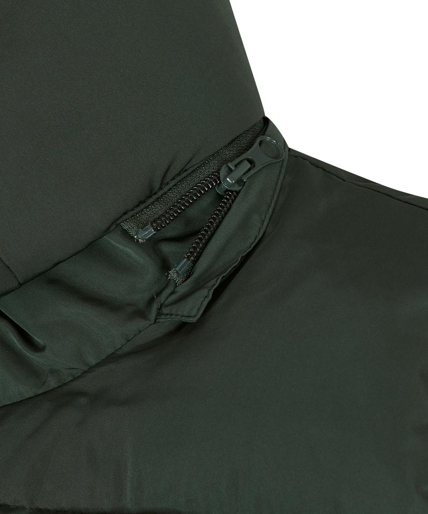 Standarderror 87-Stan022 Essential 2-Way Detachable Hooded Padded Vest Deep Green