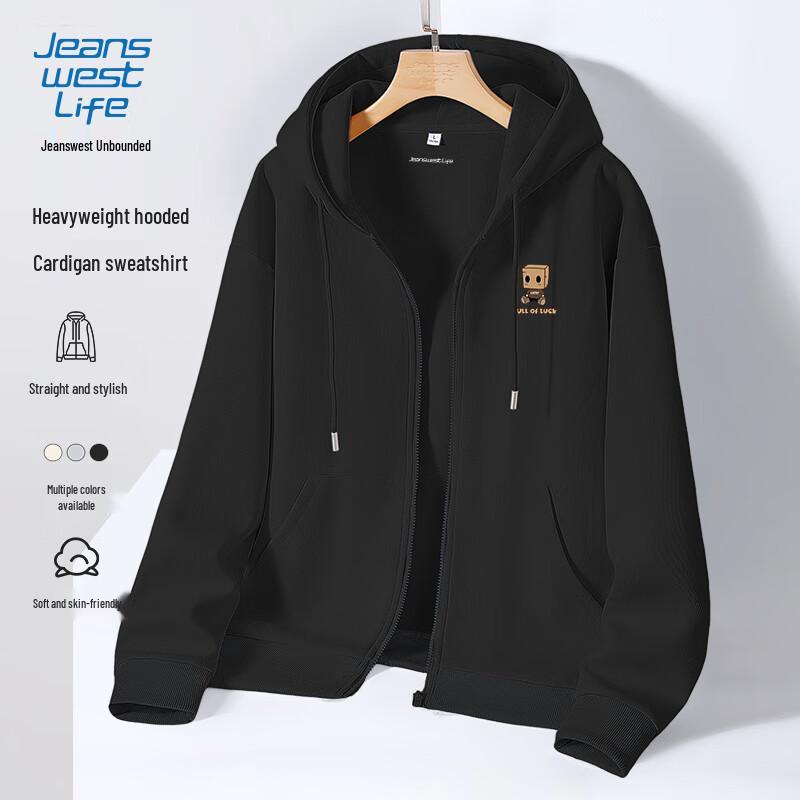 

JEANSWEST LIFE Мужская толстовка с капюшоном и мультяшным принтом 5XL