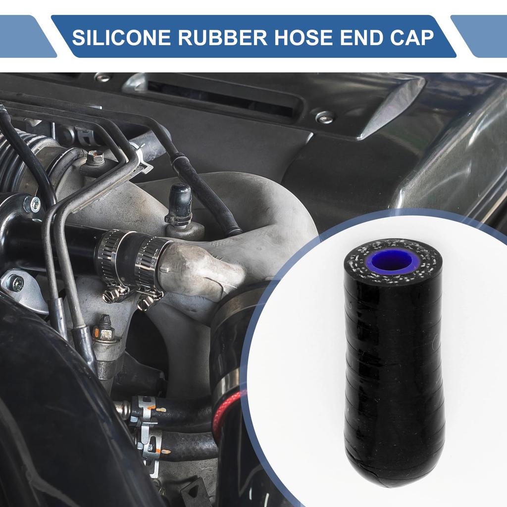 X AUTOHAUX Silicone Cap Silicone Hose Cap Rageter Hose Cooling Piping Processing Mecra Plug