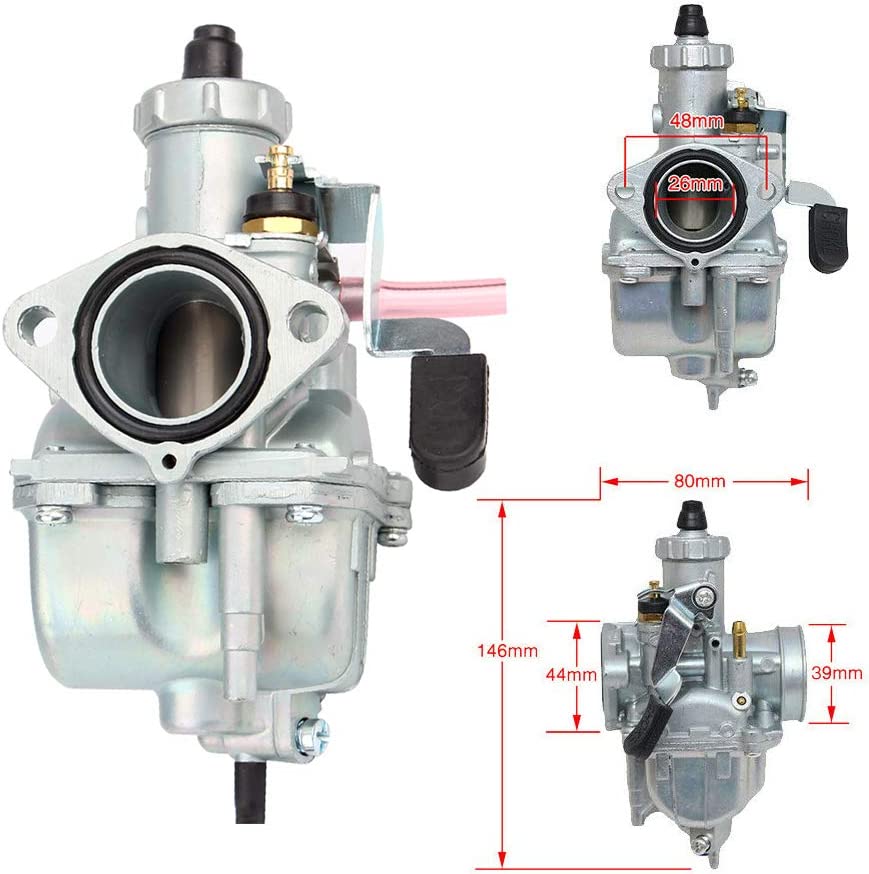 High Performance  VM22 PZ26 26mm Carburetor for Intake Pipe Pit Dirt Bike 110cc 125cc 140cc Lifan YX Accessories