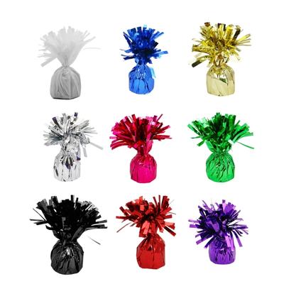 Creative Atmosphere Enhancement Balloon Weights Durable PVC Silver Coating Ideal For Celebration Party Supplies