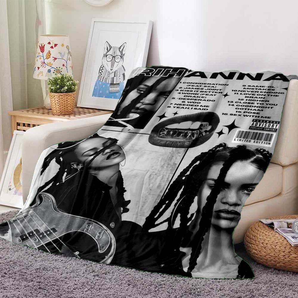 Rihanna Blanket, High quality Comfortable for All Seasons, Home Decor, Warmth and Comfort