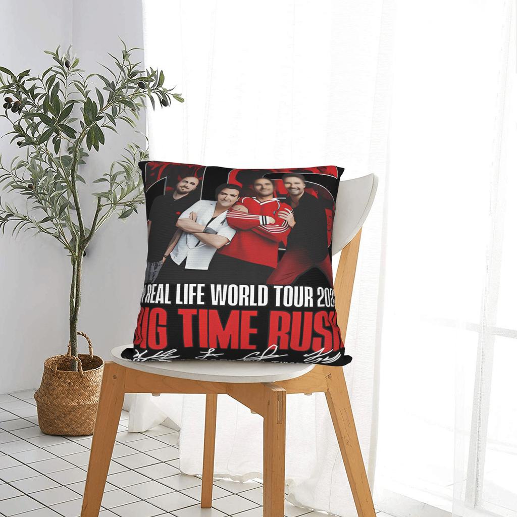 Big Time Rush Pillow Case Soft Pillow Cover For Sofa Car Home Decor Morden Pillowcases