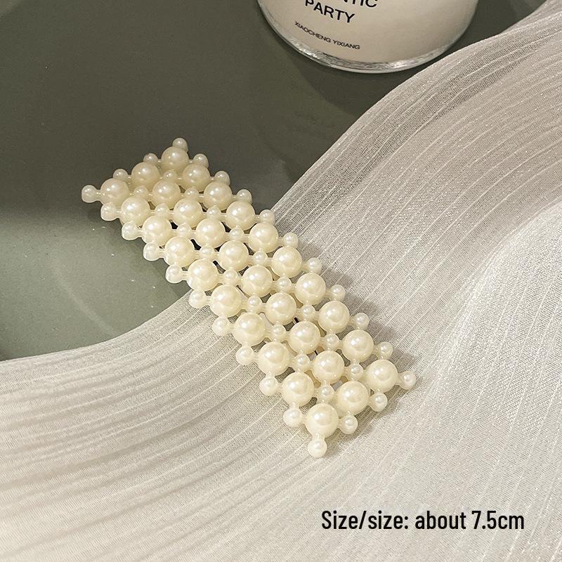 Korean Pearl Hairpin - Trendy Side Clip for Women and Girls