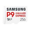 microSDXC Express Memory Card - Samsung - 256 GB - P9 Express - 800 MB/s - Class 10 - Antimagnetic - Waterproof