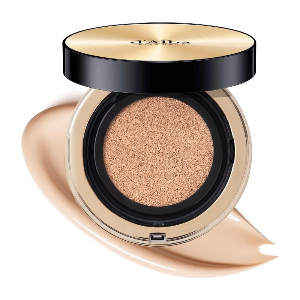 d Alba Glow Fit Serum Cover Cushion SPF50+ PA++++ 15g Hydrating, Long-lasting, Vegan Foundation