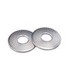 304 Stainless Steel Anti-Slip Round Flat Washer, M3-M20, DIN Standard Butterfly Type, Single-Sided.