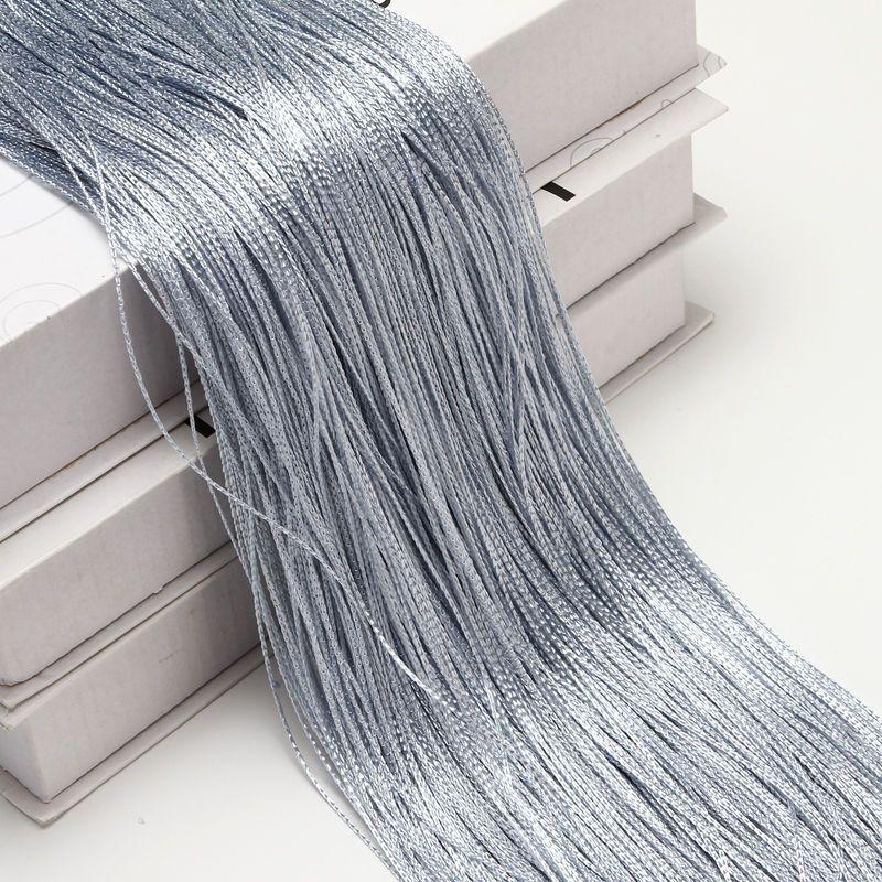 Encrypted Tassel Straight Curtain Partition Door Curtain Living Room Bedroom Curtain Wedding DIY Home Decoration 100x200CM