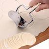 Stainless Steel Stainless Steel Dough Press Practical Dough Cutter Dough Circle Roller  Home