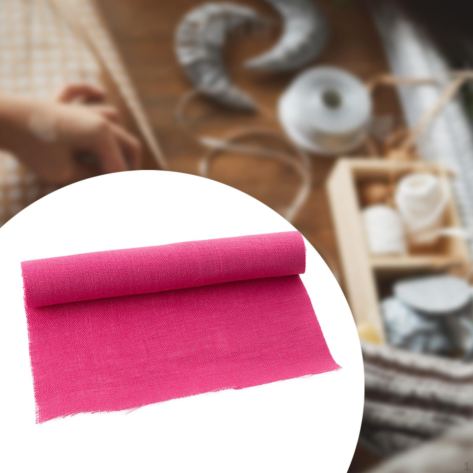 

Льняная ткань ручной работы материал DIY многоцелевой легкий рукоделие швейная ткань для Rose Red