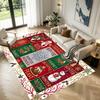 Christmas Pattern Square Area Rug Comfort Indoor Floor Carpet For Home Holiday Gift