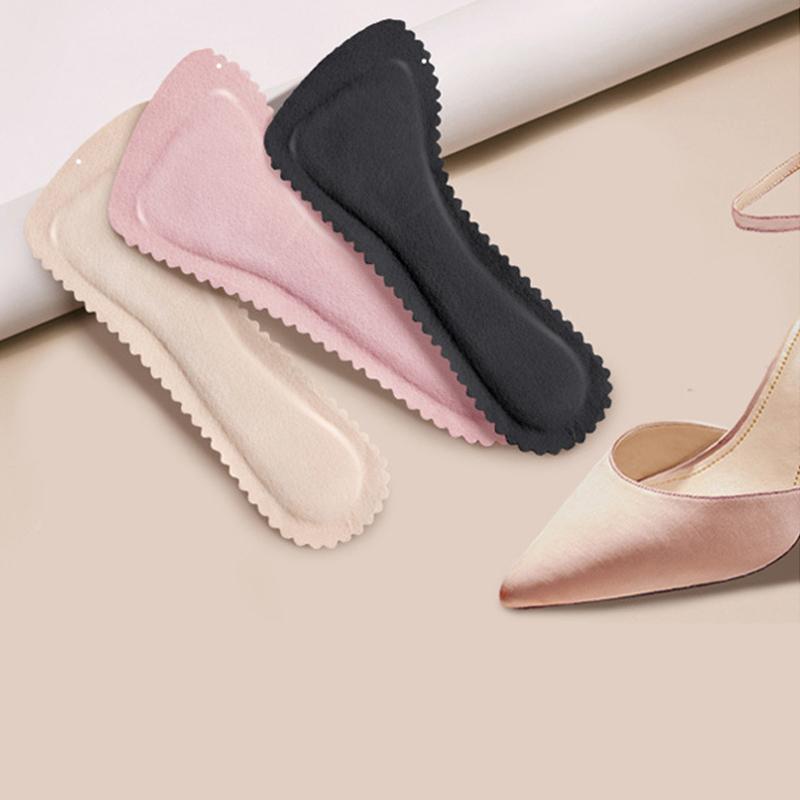 Women High-heel Shoes Insoles Anti-slip Paste Septum Cushion Insole  Washable Comfort Breathable Massage Sandals Shoe Pads