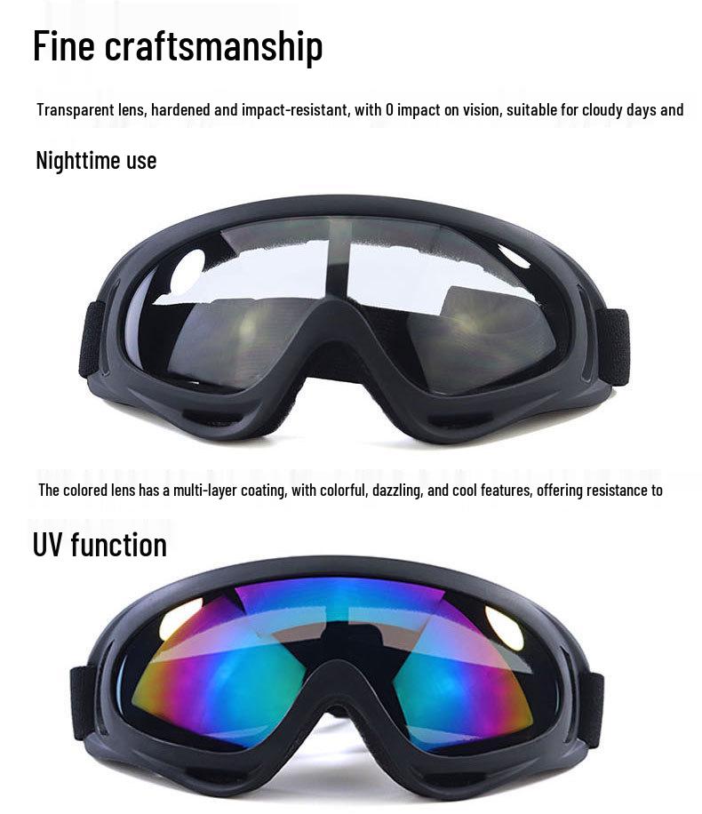 Outdoor UV Protection Off-road Motorcycle & Ski Goggles