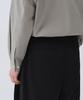 MUSINSA STANDARD Extra Wide Two-Tuck Hidden Elastic Waist Slacks [Black]