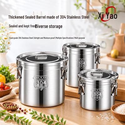 Xiyao 304 Stainless Steel Airtight Storage Barrel