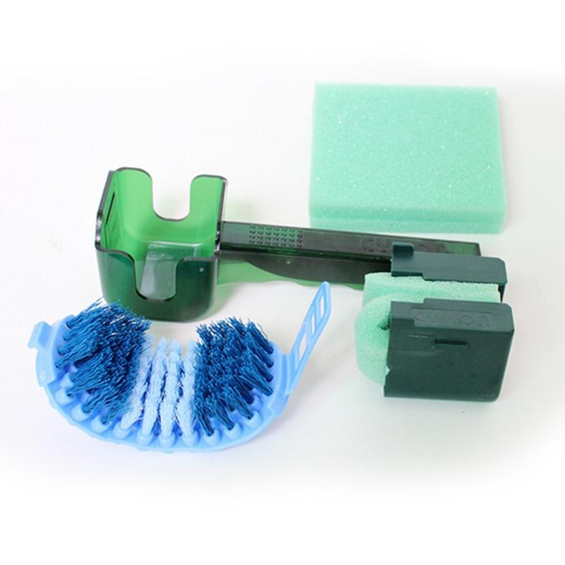 Ciclism Bicicletă Curățător de lanțuri de biciclete Set de instrumente multifuncționale Kit de spălare pentru volantă Curățare Casete Instrumente de curățare Perii Cutie de curățat