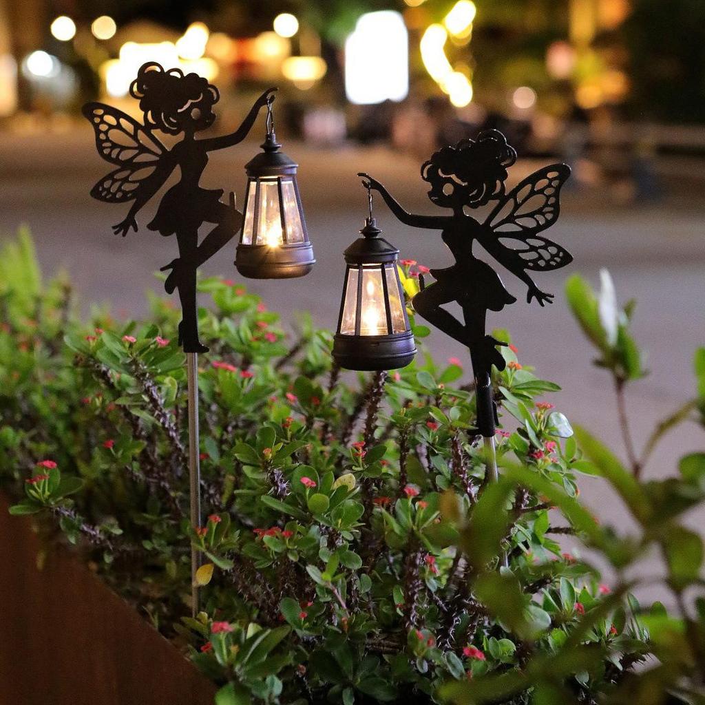 Fairy Lantern Plug-in Outdoor Waterproof Garden Light Wrought Iron Courtyard Light