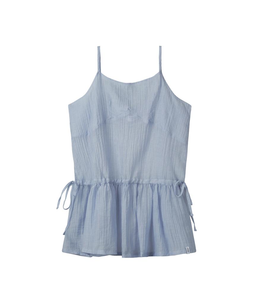 Mellotoli Wrinkle String Sleeveless Dress (3 Colors)