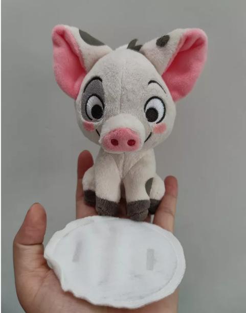Cartoon Tangled Pascal Shoulder Plush Toy With Chameleon Ocean Pig Stitch Sitting Shoulder Magnet Children Ornament Xmas Gifts