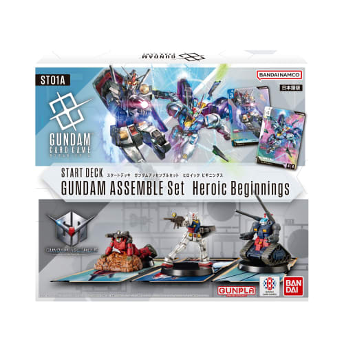 

BANDAI Карточная игра Gundam Стартовый набор Gundam Assemble Set Героическое начало [ST01A]
