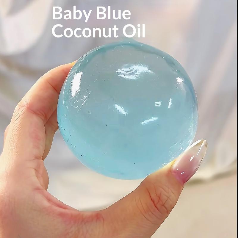 1Pcs Anti Stress Sensory Fidgets Squishy Toys Soft Simulated Transparent Blue Maltose Slow-Rebound Decompression Toy