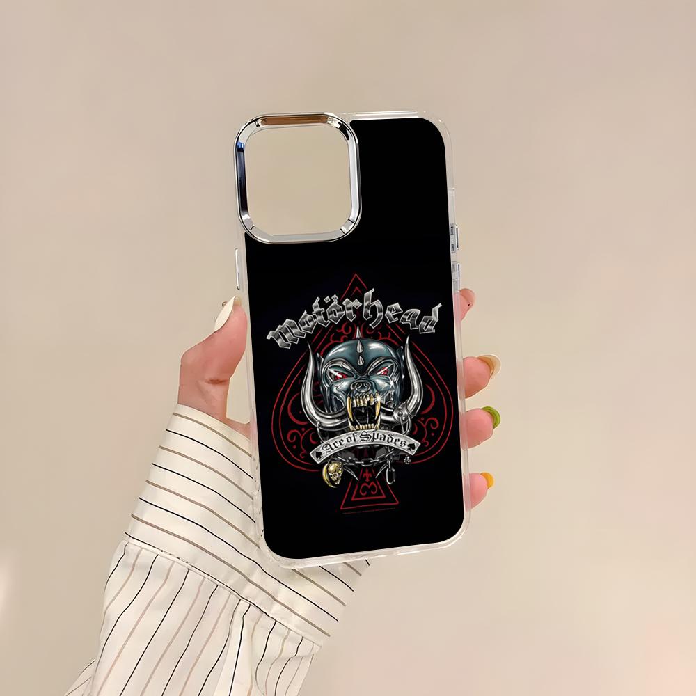Band-M-M-Motorhead Phone Case For IPhone 17 Air 16 15 14 13 12 11 Pro Pro Max Plus Transparent Soft Cover