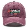 Flag Printed Snapback Baseball Cap , Adjustable Sun Hat Sweatband Fit All-season Inelastic Sports Hat