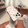 Pink bow is suitable for Apple 14 16promax mobile phone case Rubik's Cube soft case 15pro simple XS cartoon 11.
