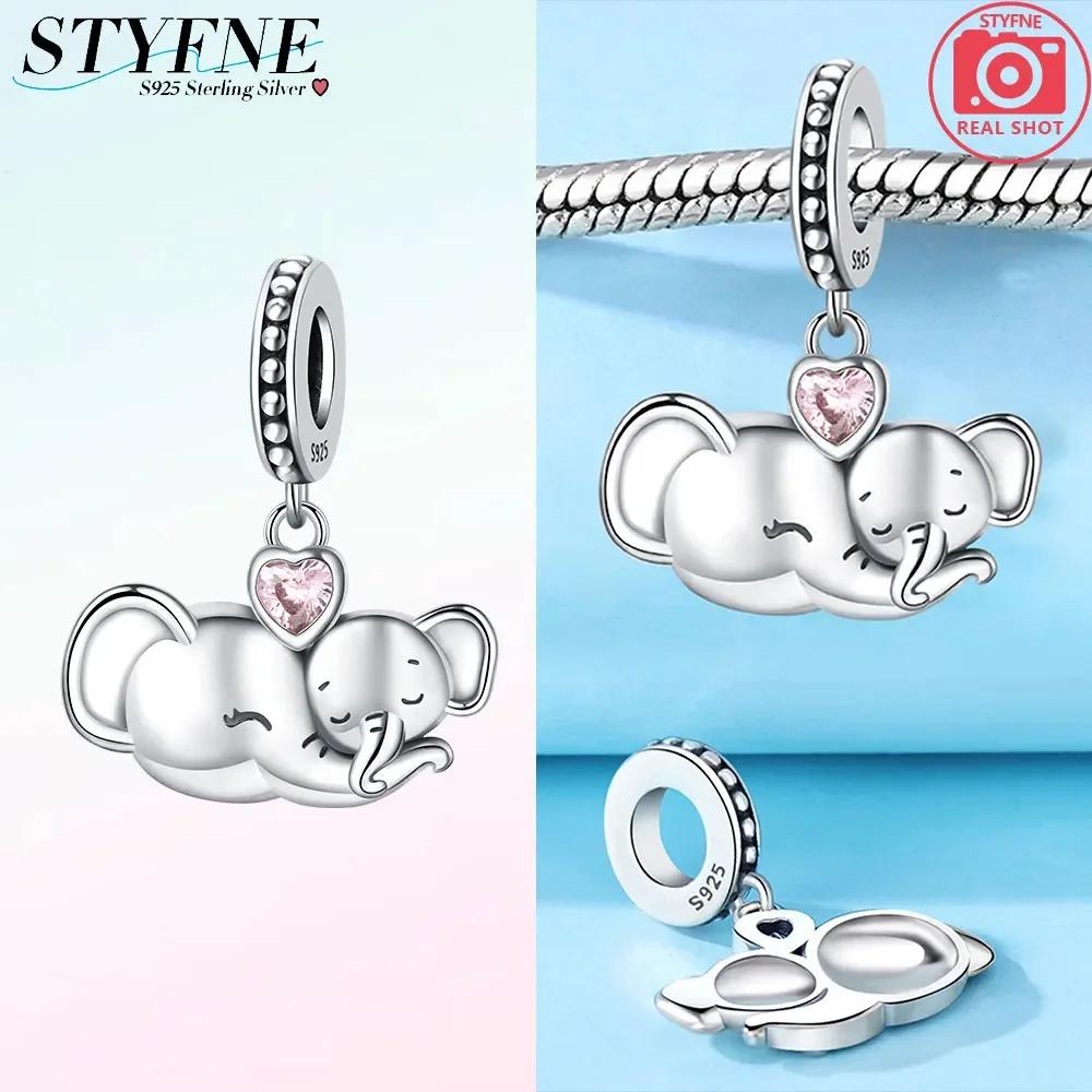 Animal Series Copper Elephant Charm Fit Diy Bracelet Necklace Interesting Zoo Souvenirs Diy Gift Jewelry Making