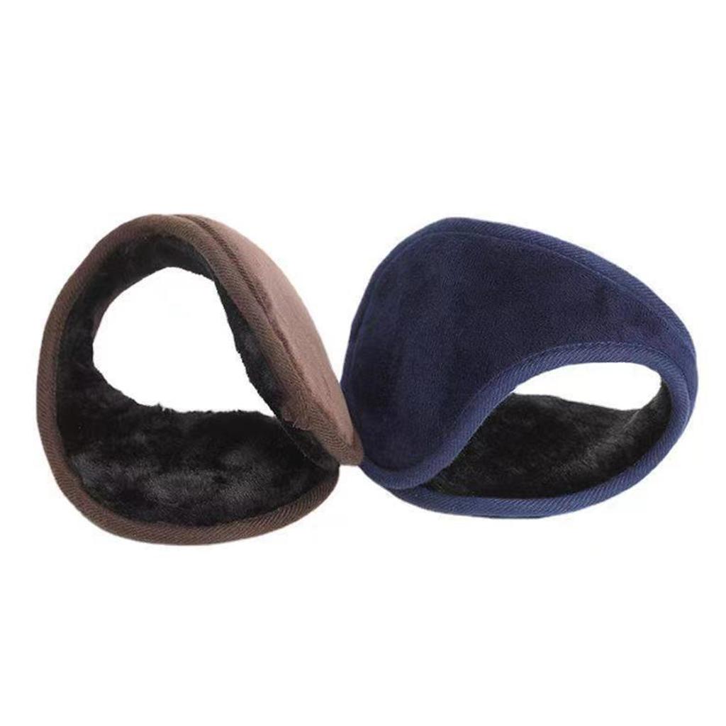 Thicken Plush Ear Muffs for Men Women Warm Ear Warmers Cold Weather Earmuff Breathable Ear Covers for Outdoor Activity