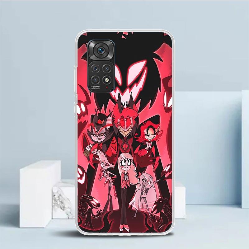 H-Hazbin H-Hotel Angel Dust Soft Cover for Xiaomi Redmi Note 15 14 13 12 Pro Plus Phone Case 14S 11S 11T 11E 10S 10 4G Pattern S