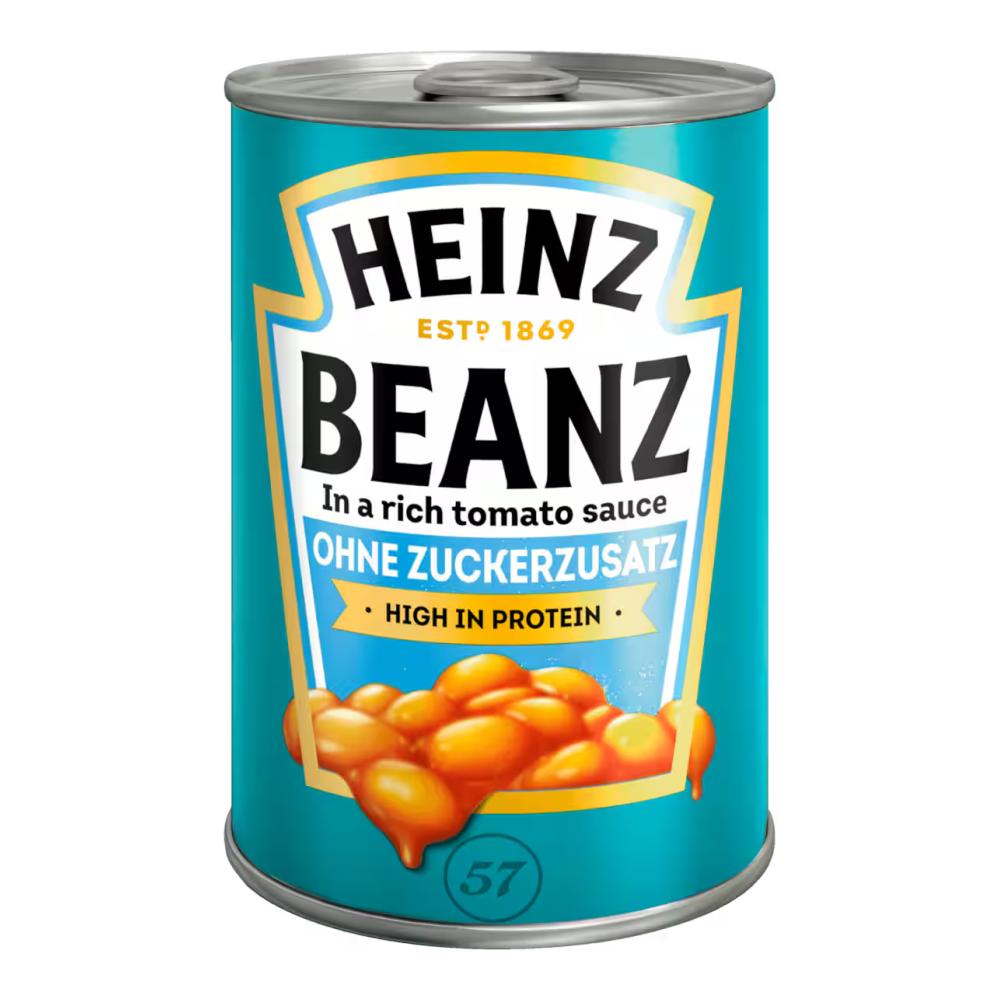 Heinz bez cukura ceptas pupiņas tomātu