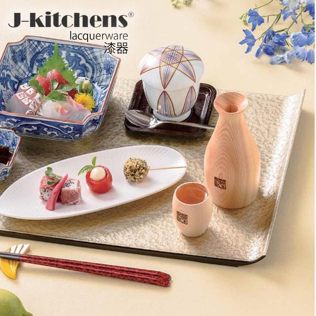 Made in Chic Champagne Gold Aqua S x x J-kitchens Placemat, Japan, Design, 3-Shaku Wing, (39.6cm 28.3cm 2.2cm)