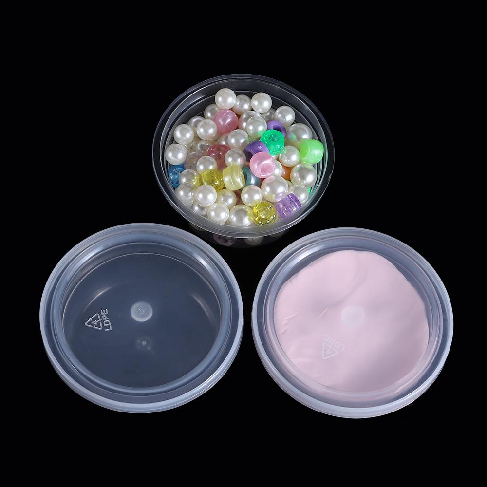 3/20PCS Small Sundries Box Plastic Bin Foam Container Clay Storage Ball Cup With Lids