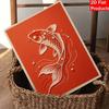 DIY Pearl Embroidery Diamond Painting Kit Koi Fish Sparkling Beads Art Craft Handmade Decoration Gift for Home Use